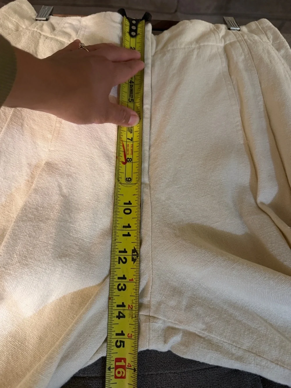 A.L.C Bennett Linen High Waisted Wide Leg Pants Size: 14